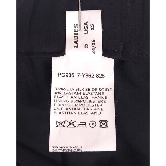 Fabiana Filippi Jogging-fit Silk Stretch Trousers Size 40 XS Womens Black $650 - Picture 12 of 13